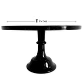 Melamine Cake Stands Black (11 inches) -RFAQK